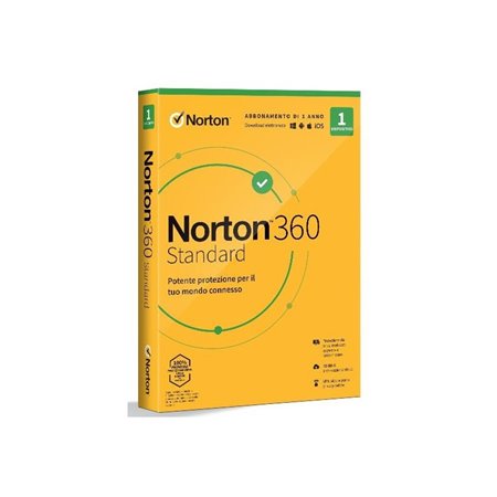 Norton 360 standard 2022- PC/MAC/ANDROID/IOS-1 ANNO-1 PC- PAYPAL