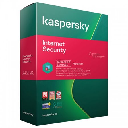 Kaspersky Internet Security 2022 - PC / MAC / ANDROID/ IOS- 1 ANNO- 1 DISPOSITIVO- PAYPAL