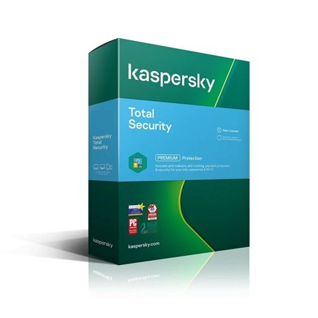 KASPERSKY TOTAL SECURITY 2021  PC / MAC / ANDROID/ IOS -1 ANNO- 10 DISPOSITIVI