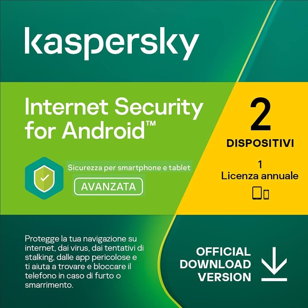 Kaspersky Internet Security for Android  - 2 Dispositivo - 1 Anno EU VERSION