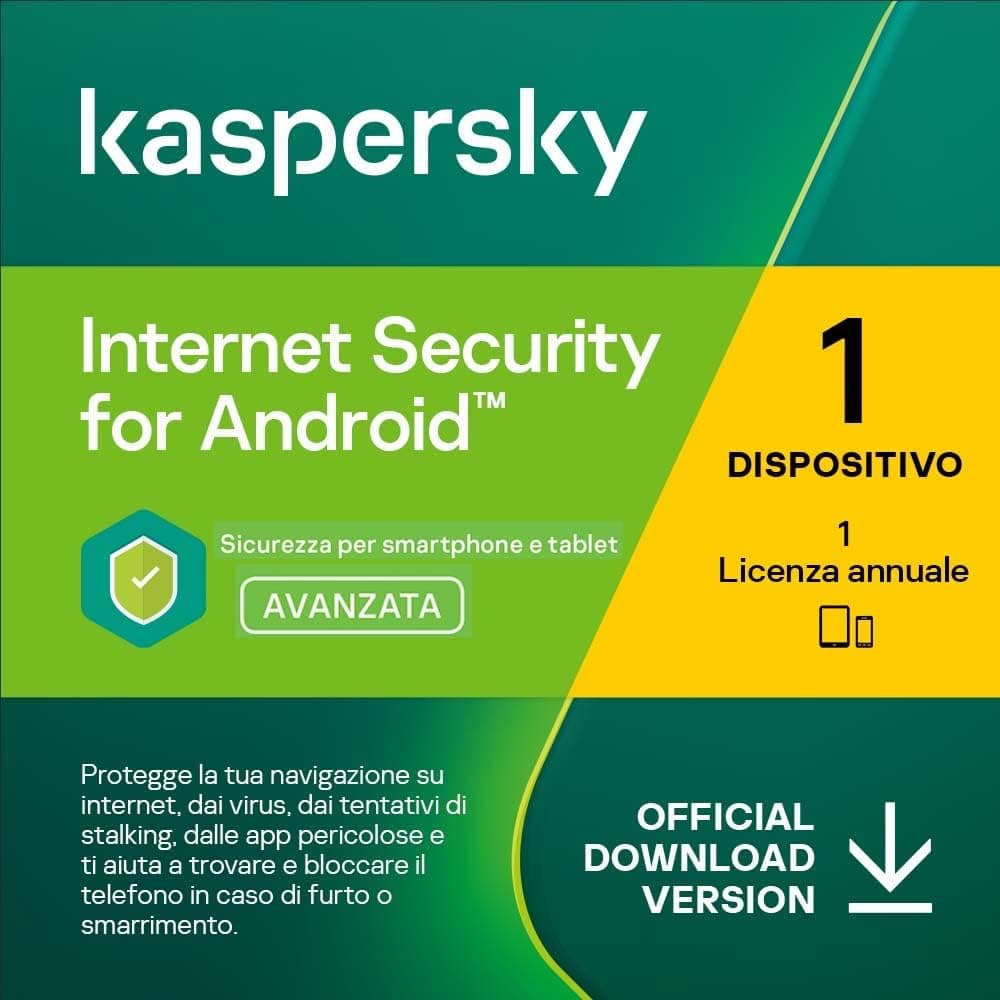 Kaspersky Internet Security for Android  - 1 Dispositivo - 1 Anno CN