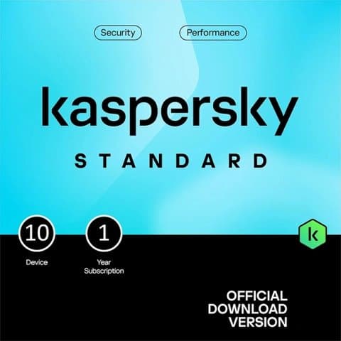 KASPERSKY STANDARD 2025 PC / MAC / ANDROID/ IOS- 10 DISPOSITIVI-1 ANNO