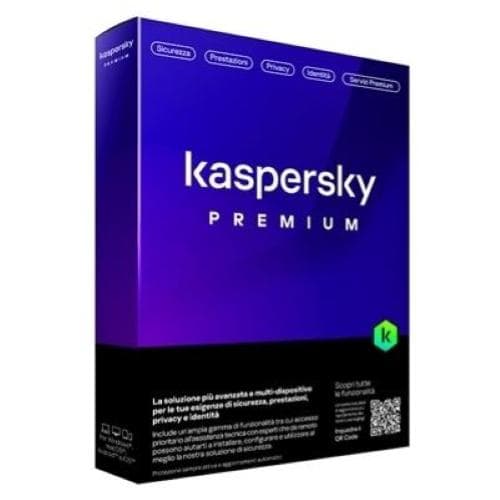 KASPERSKY PREMIUM 2024 PC / MAC / ANDROID/ IOS -2 ANNI - 1 DISPOSITIVO