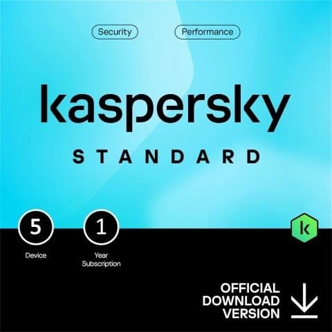 KASPERSKY STANDARD 2026 PC / MAC / ANDROID/ IOS- 5 DISPOSITIVI-1 ANNO