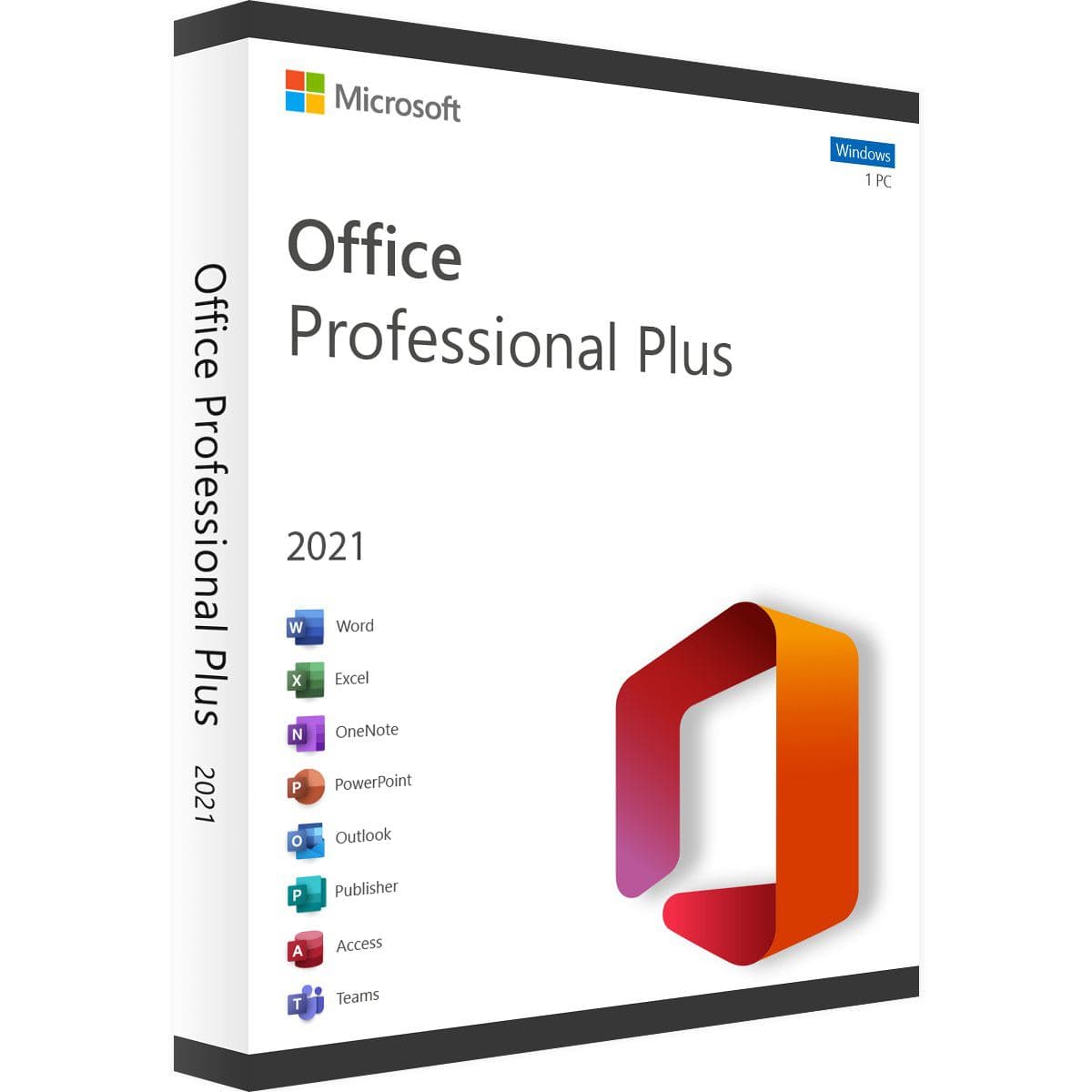Microsoft Office 2021 Professional Plus - Licenza Originale 32/64 bit-attivazione veloce-licenza a vita