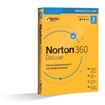 Norton 360 Deluxe 2021 - PC / MAC / ANDROID / IOS-1 ANNO-1 PC-PAYPAL