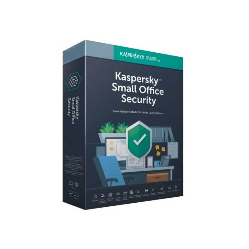 KASPERSKY SMALL OFFICE SECURITY 2025 - PC / MAC / ANDROID/ IOS -15 UTENTI-2 SERVER-1 ANNO