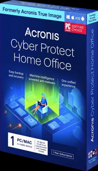 ACRONIS CYBER PROTECT HOME OFFICE ADVANCED - 1ANNO - 1 DISPOSITIVO - PC/MAC - LICENZA ORIGINALE